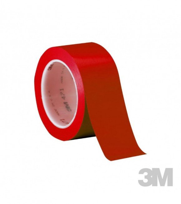 CINTA 3M DEMARCAT.471 ROJA     50x30mt