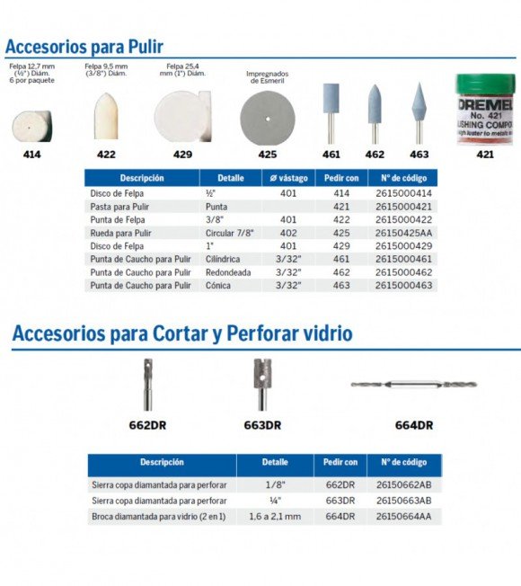 TORNO DREMEL polea fieltro _ 1/2