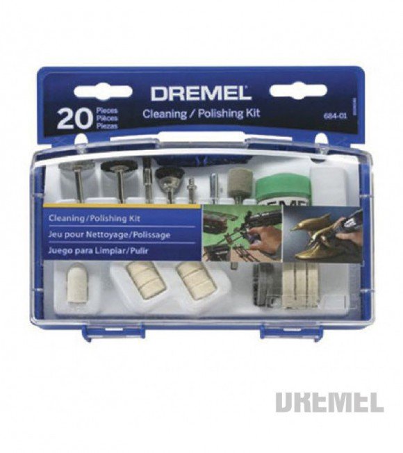 TORNO DREMEL kit acces.20pz.Limpieza y Pulido