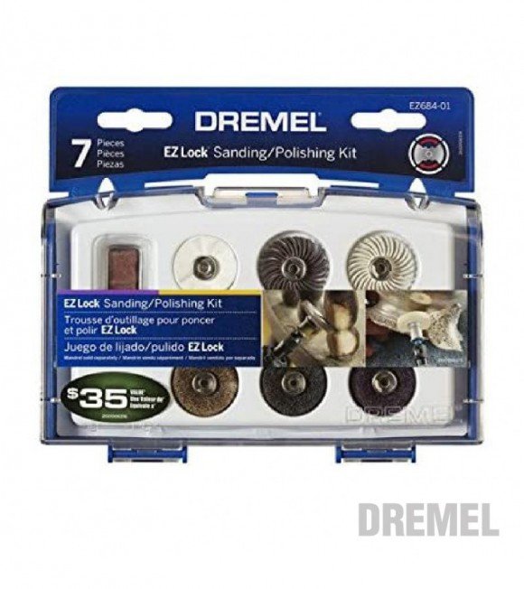 TORNO DREMEL kit acces.7pz. Lijado y Pulido