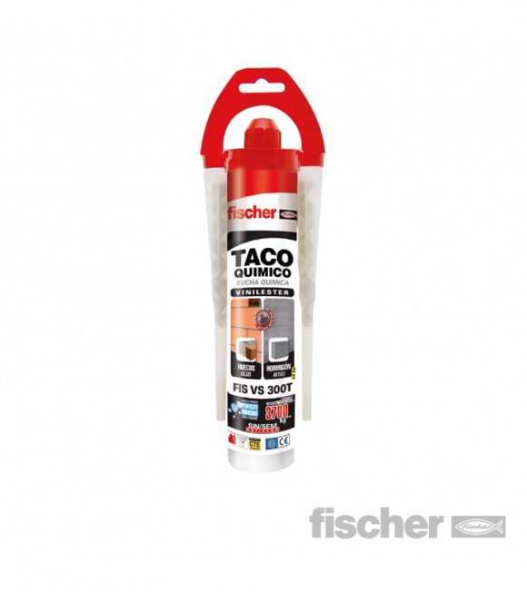 CARTUCHO INYECC.FISCHER 300ml 2boq.PIST.STD.