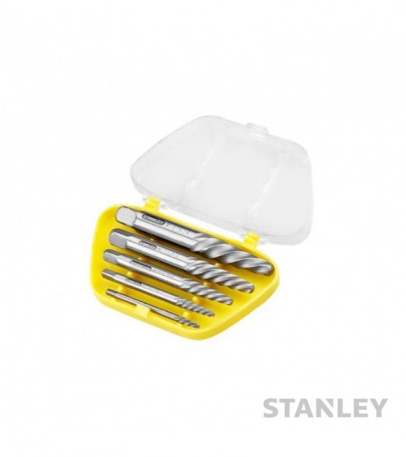 EXTRACTOR TORNILLOS STANLEY JUEGO X 5 PZS.