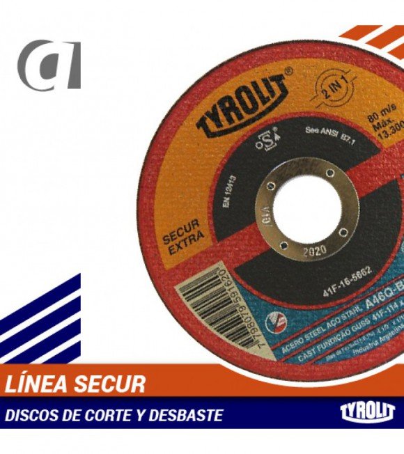 DISCO REF.TYROLIT O/A 114x1.6x22.2  SECUR  (25.