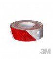 CINTA REFLECTIVA 3M CEBRADA 75mm x METRO