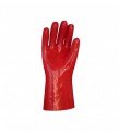 GUANTE PVC ROJO  30 cm